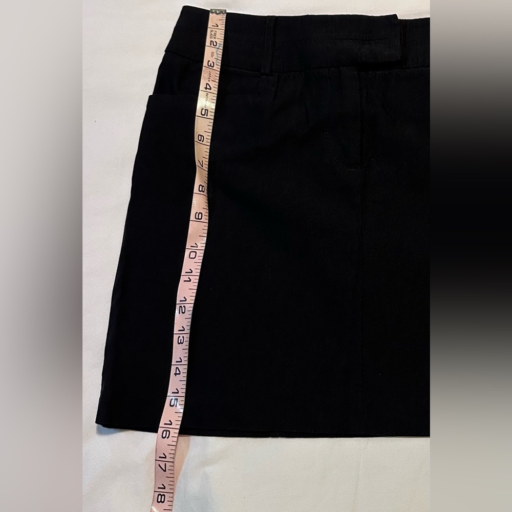 XOXO Ladies black mini skirt size 7/8 with pockets